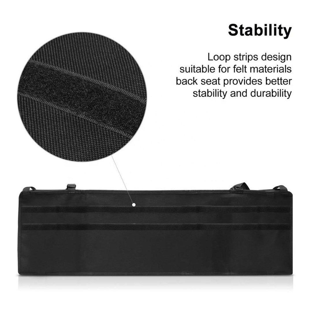 NNEAGS Oxford Cloth Car Storage Trunk Organiser Backseat Multi-Purpose Interior Accessories Black
