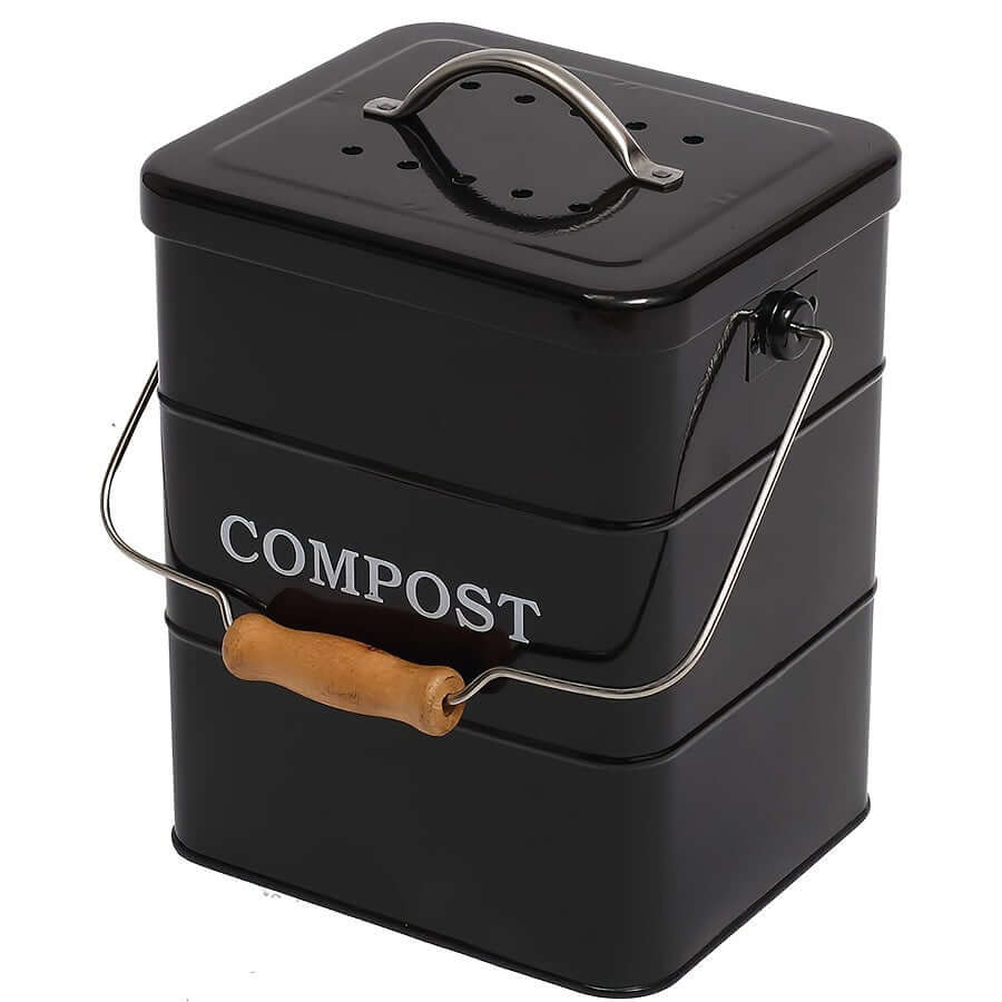 metal compost bin for kitchen