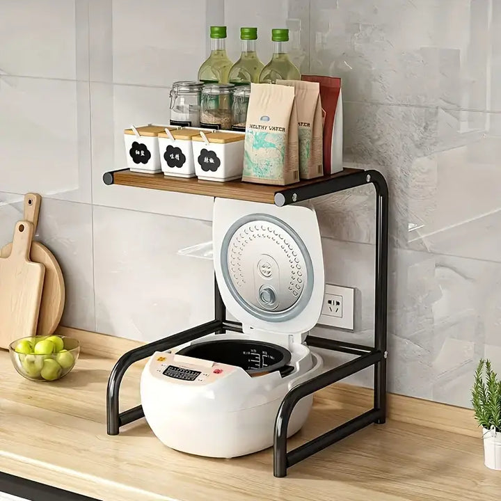 microwave storage shelf organizer