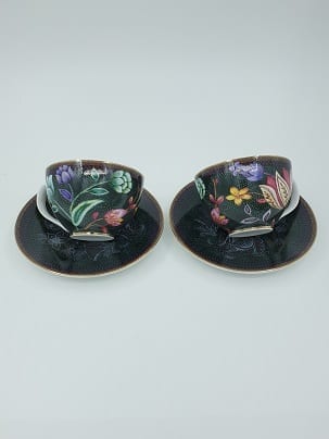 Bloom Peacock - Espresso Set (Cup and Saucer) x 6
