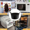 6pcs Black Silicone Air Fryer Baking Cups Non-Stick Kitchen Molds