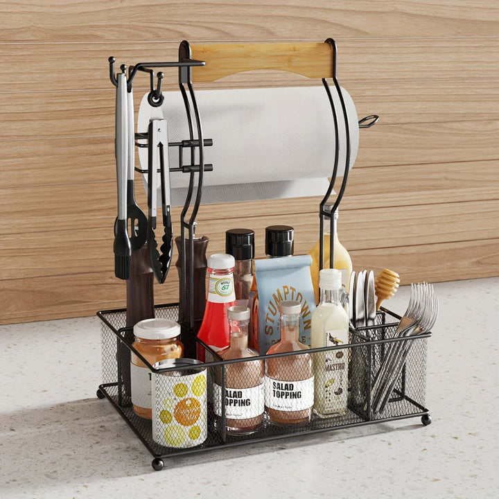 grill caddy condiment holder