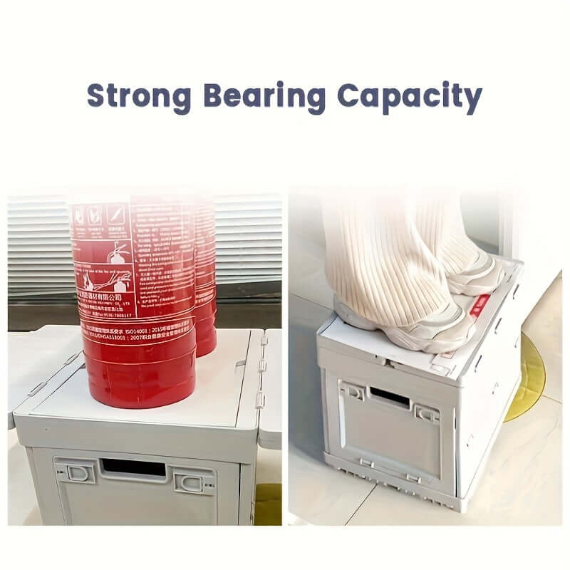 foldable storage box for picnics and camping