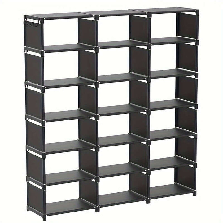 metal bookshelf storage organizer