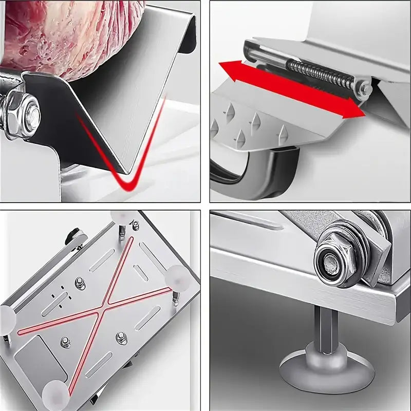 adjustable thickness food slicer