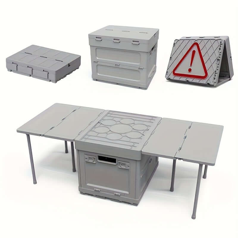 foldable storage box for picnics and camping