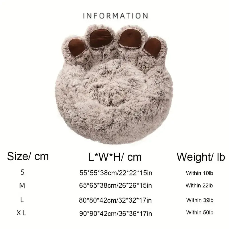 bear paw shape pet sofa