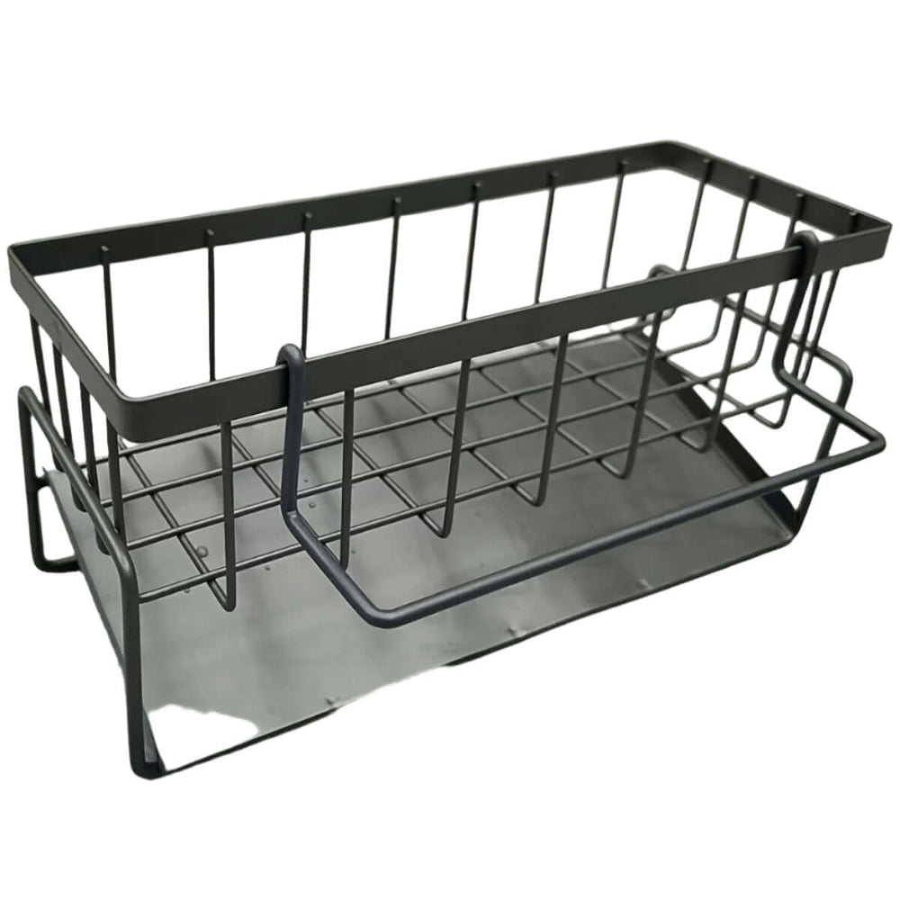 kitchen sink organizer with dishcloth holder
