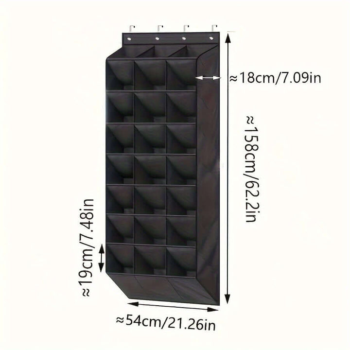 foldable shoe organizer with compartments