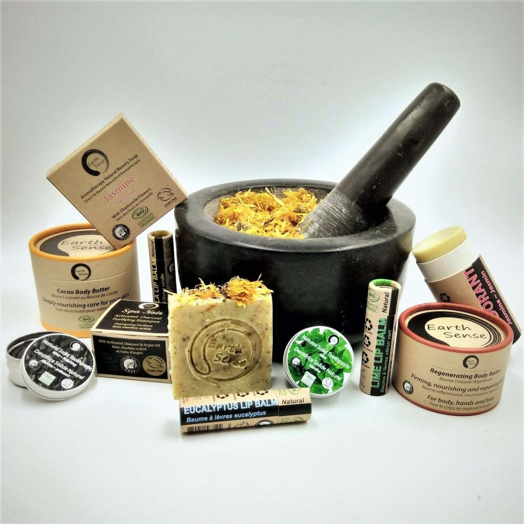 organic bath and body gift set
