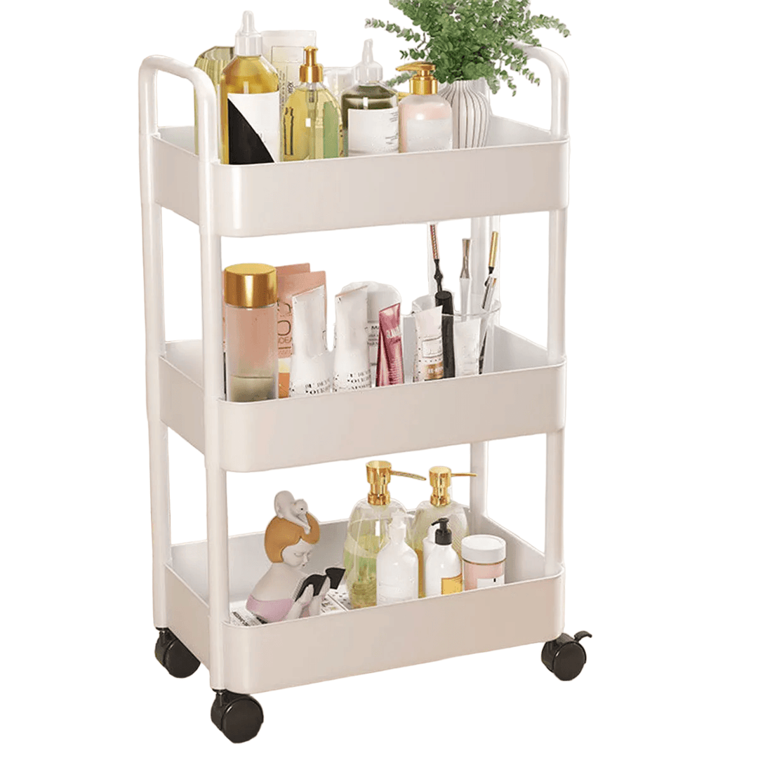 multi-storey kitchen storage trolley