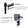 Camping Storage Detachable Organizer Rack Black