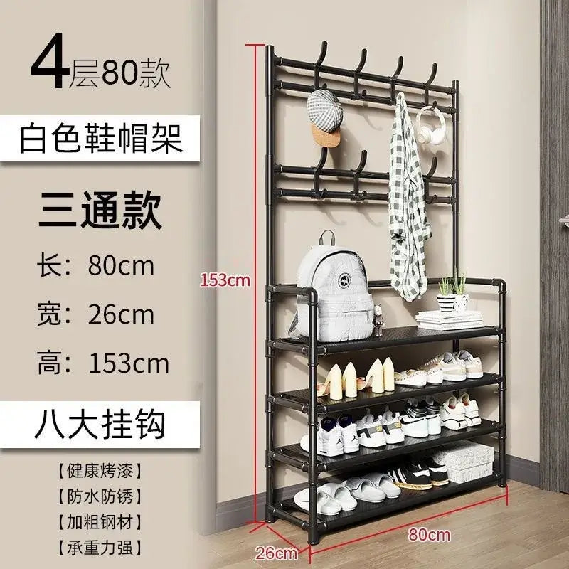 multifunctional coat and shoe rack organizer