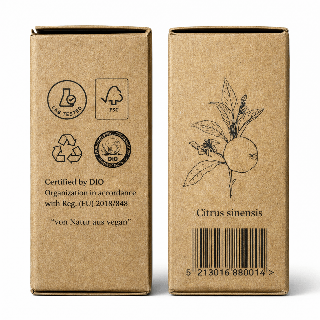 Orangenöl Bio 12 ml – 100 % naturrein | Lebensmittelqualität