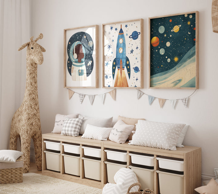 Astronaut Poster for Kids&