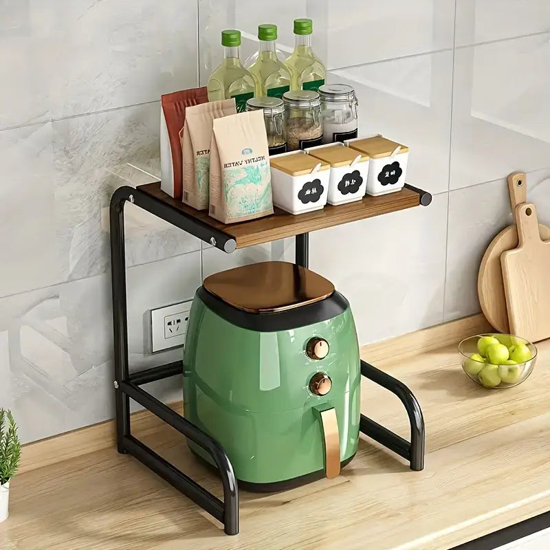microwave storage shelf organizer