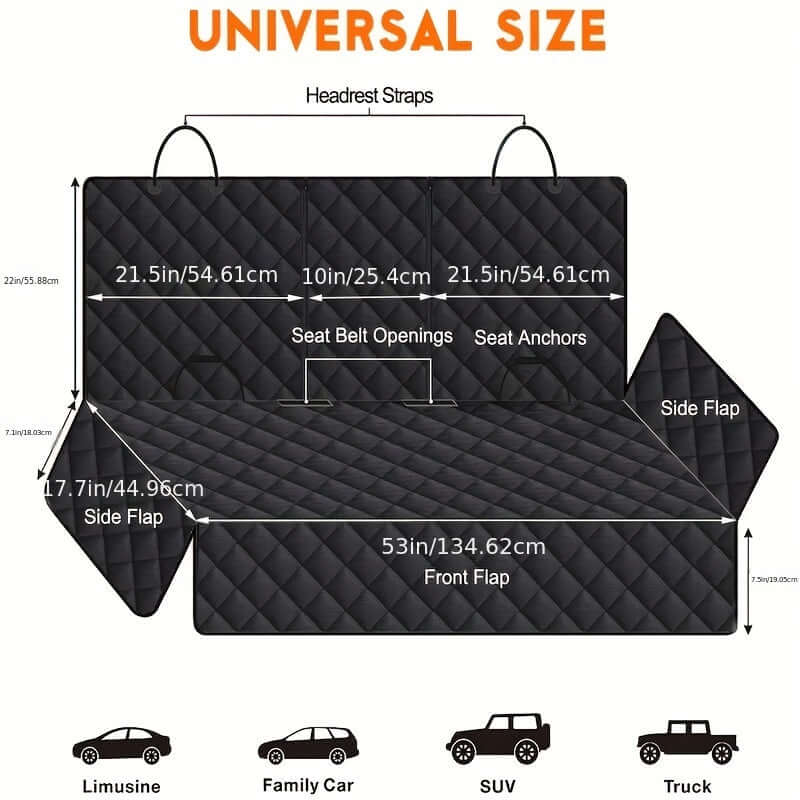 Pet Protector Waterproof Dog Car Mat