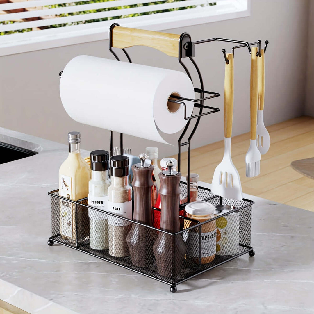 grill caddy condiment holder