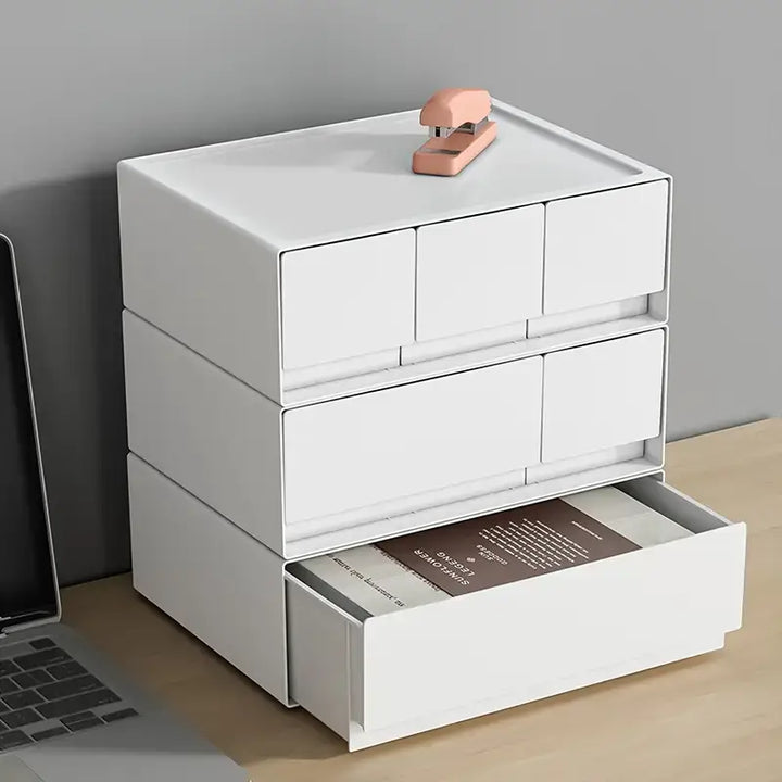 stackable bedside drawer organizer