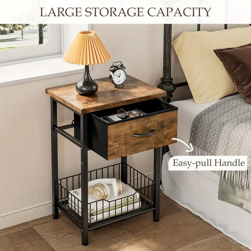 Versatile Bedside Table Organizer