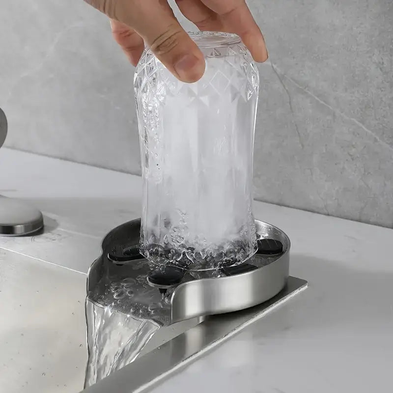 high-pressure glass rinser for kitchen sink