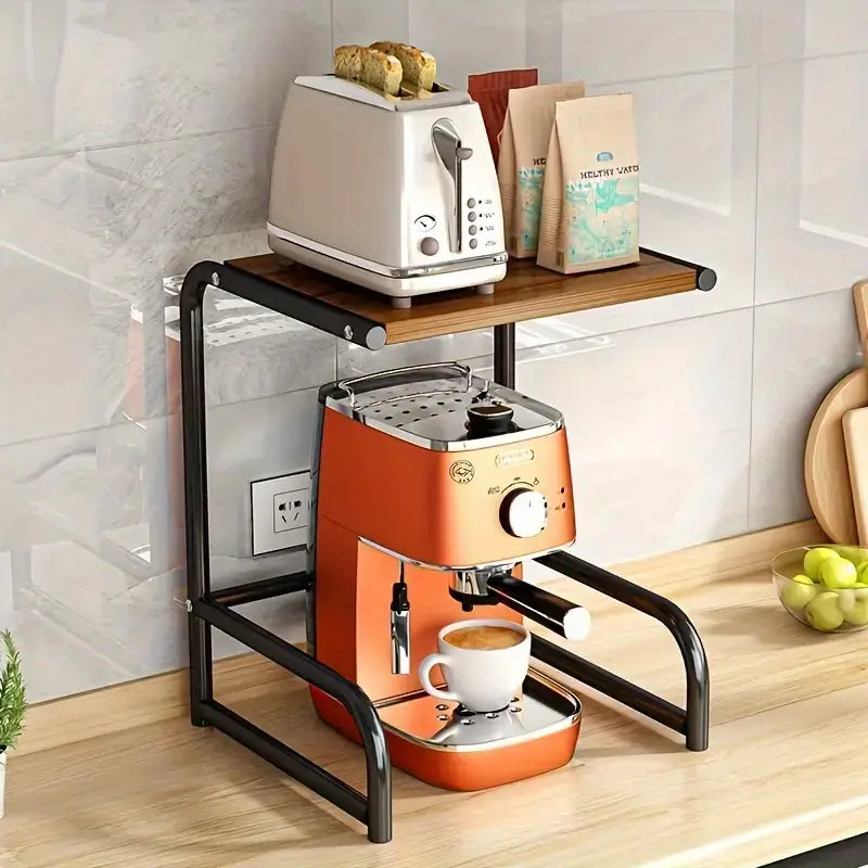 microwave storage shelf organizer