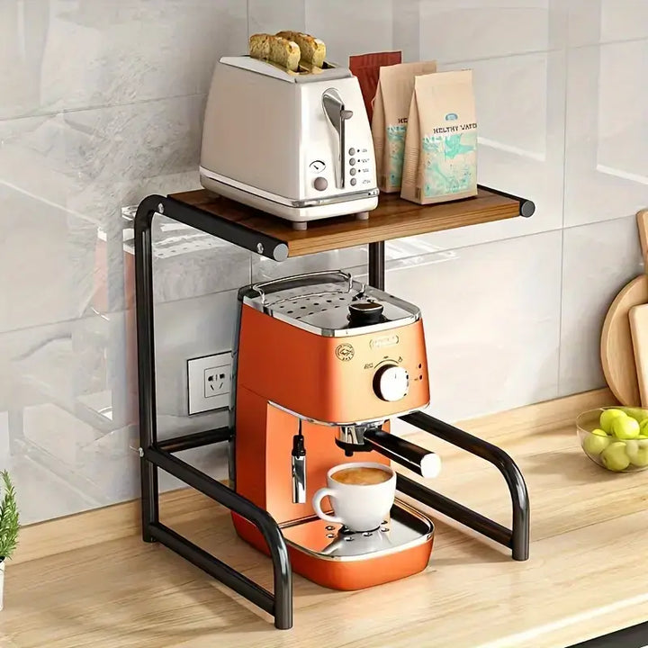 microwave storage shelf organizer