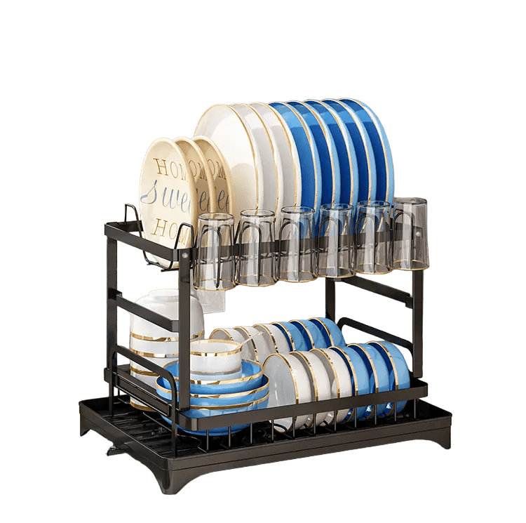2-tier kitchen dish rack