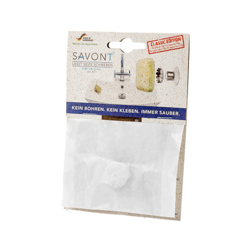 SAVONT Original Magnetischer schwimmender Seifenhalter | Immer trocken & sauber | Seifenschale Spender Abtropffläche für Dusche oder Waschbecken