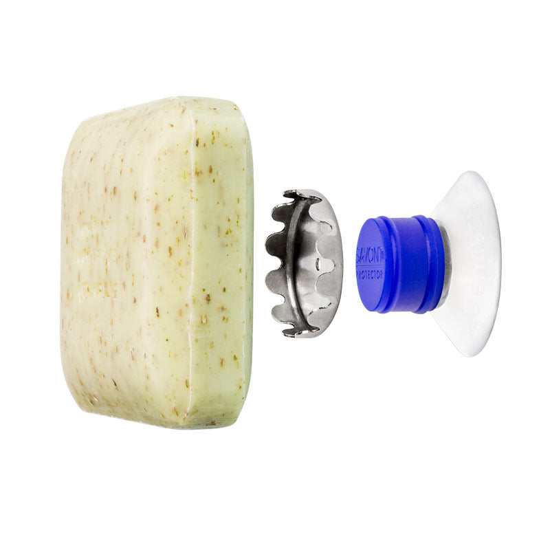 SAVONT Original Magnetischer schwimmender Seifenhalter | Immer trocken & sauber | Seifenschale Spender Abtropffläche für Dusche oder Waschbecken