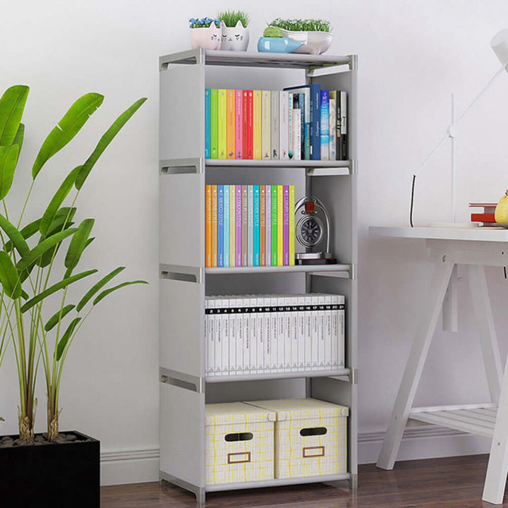 5 layer bookshelf storage rack