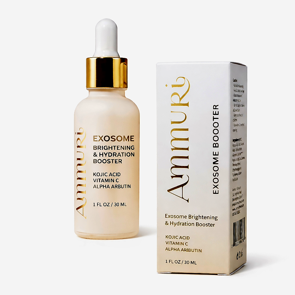 Exosome Brightening Booster Serum | Kojic Acid & Vitamin C | Ammuri Beauty