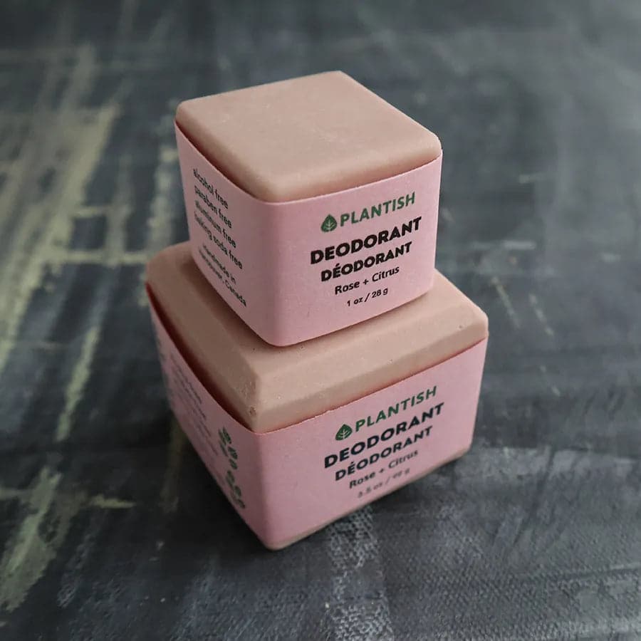 Zero Waste Deodorant Bar - Rose &amp; Citrus-0